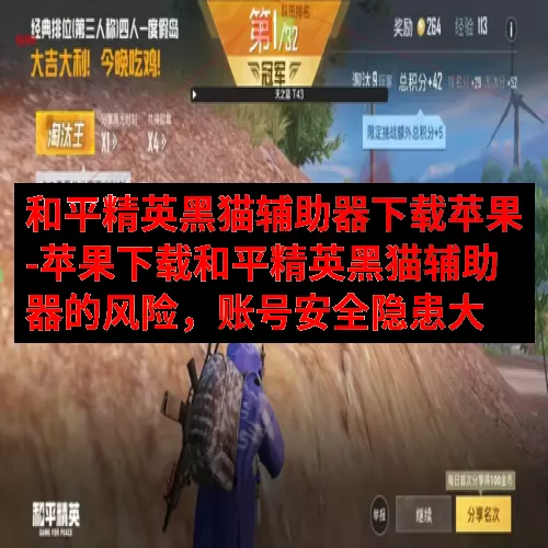 和平精英黑猫辅助器下载苹果-苹果下载和平精英黑猫辅助器的风险